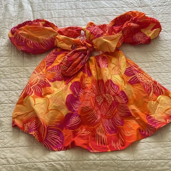 Farm Rio Summer Garden Mini Dress - Picture 7 of 12